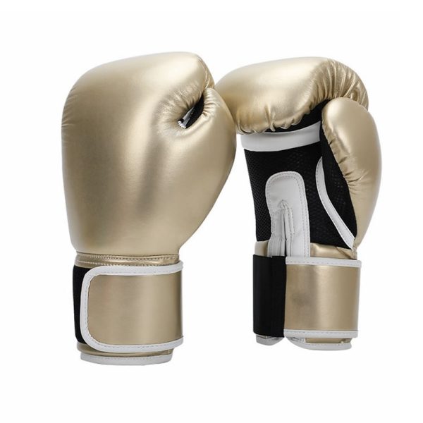 PVC-Leather-Gold-Boxing-Gloves